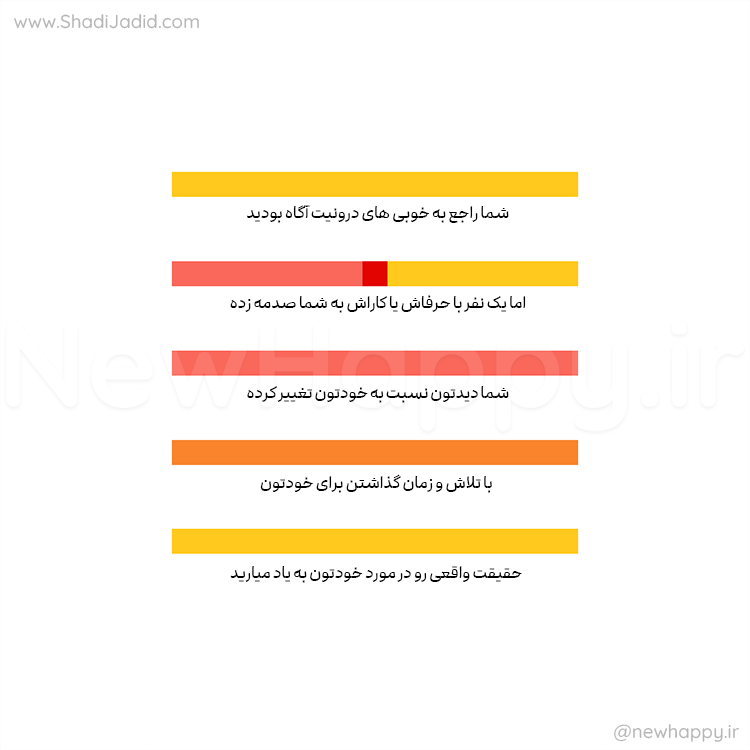 خوبی های درونی خود را به خاطر بسپارید