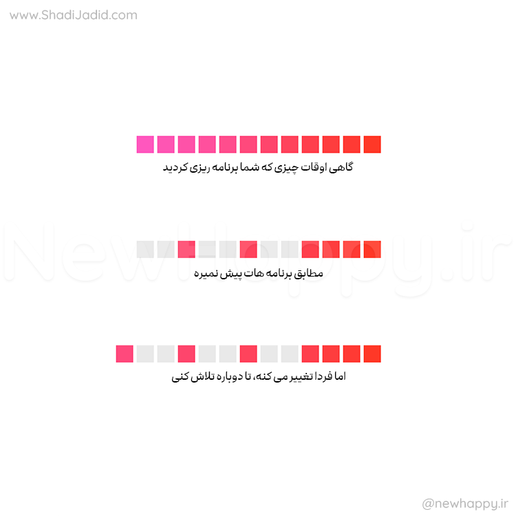 وقتی برنامه هایتان به نتیجه نمی رسد چه باید بکنید