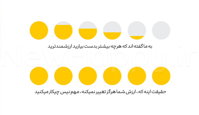 شما هر کاری که انجام می دهید شایسته هستید