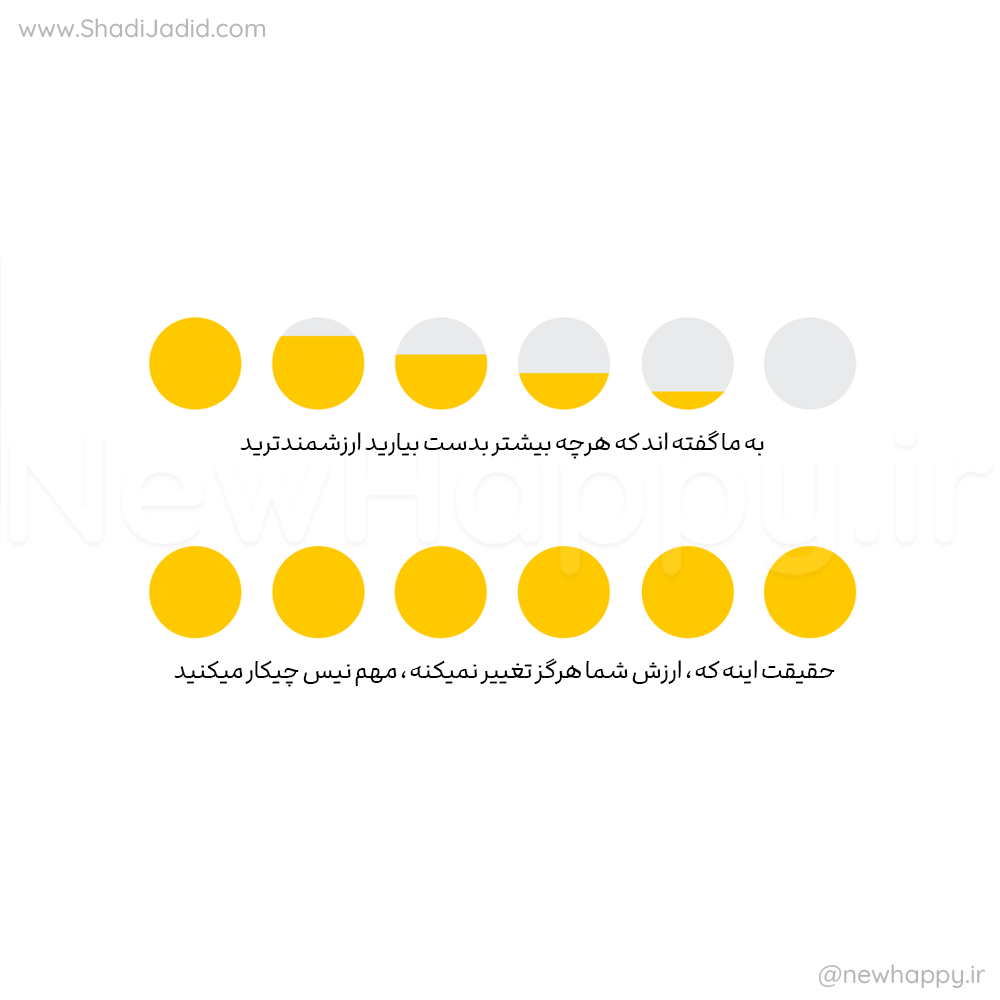 شما هر کاری که انجام می دهید شایسته هستید